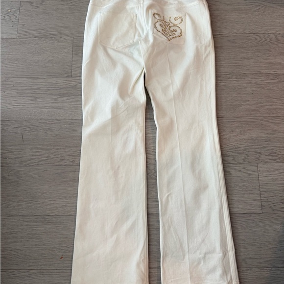 St John Yellow Label Bootcut Embellished Pocket Jeans Size 6 - Picture 4 of 6